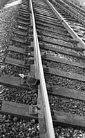 An Expansion or Breathing Switch in the track in the down main line at Castleton on the 27th April 1960. RS Greenwood    